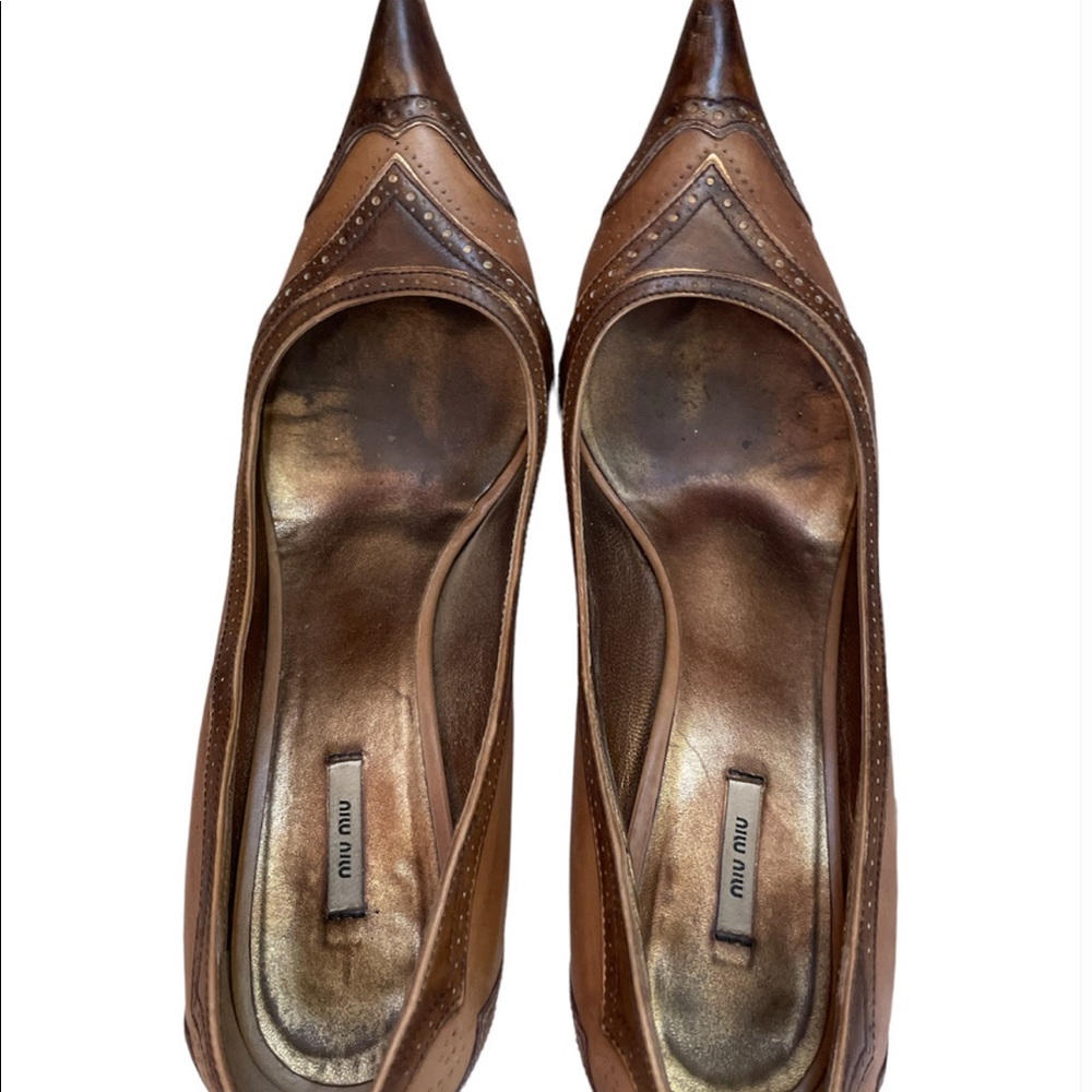 Miu Miu Brown Heels